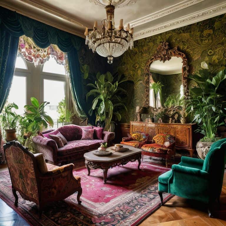 Maximalism returns to interior design trends