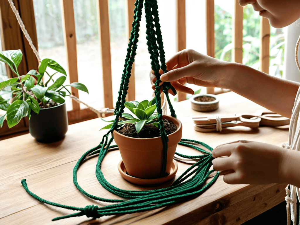 Macrame Mastery DIY Plant Hanger