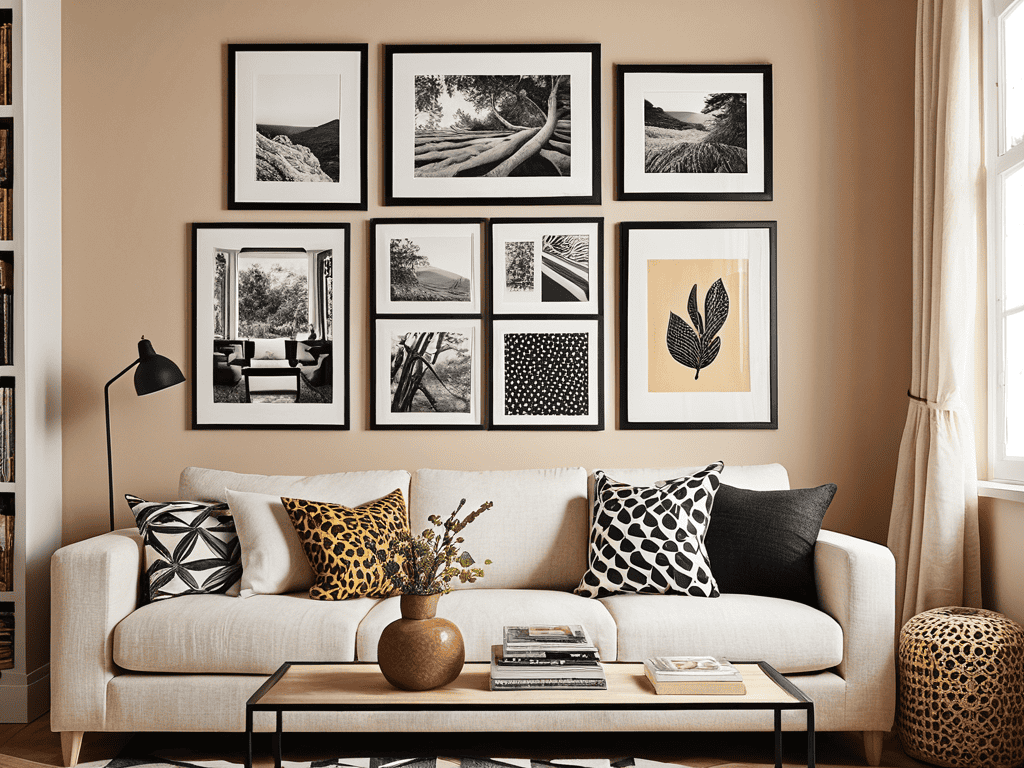 Diy gallery wall on a budget