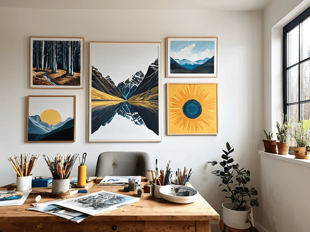 Easy DIY wall art decor ideas