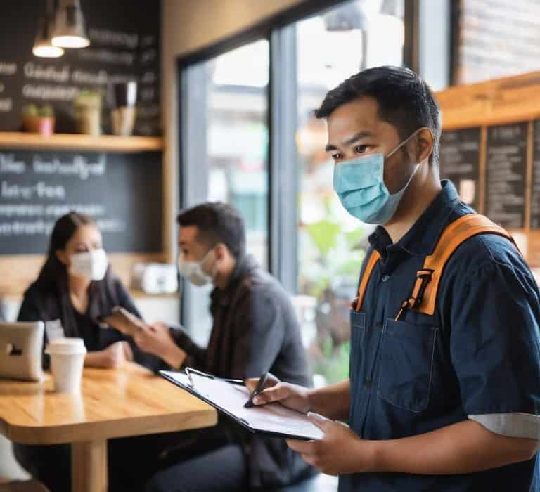 how contact tracing works illustrated