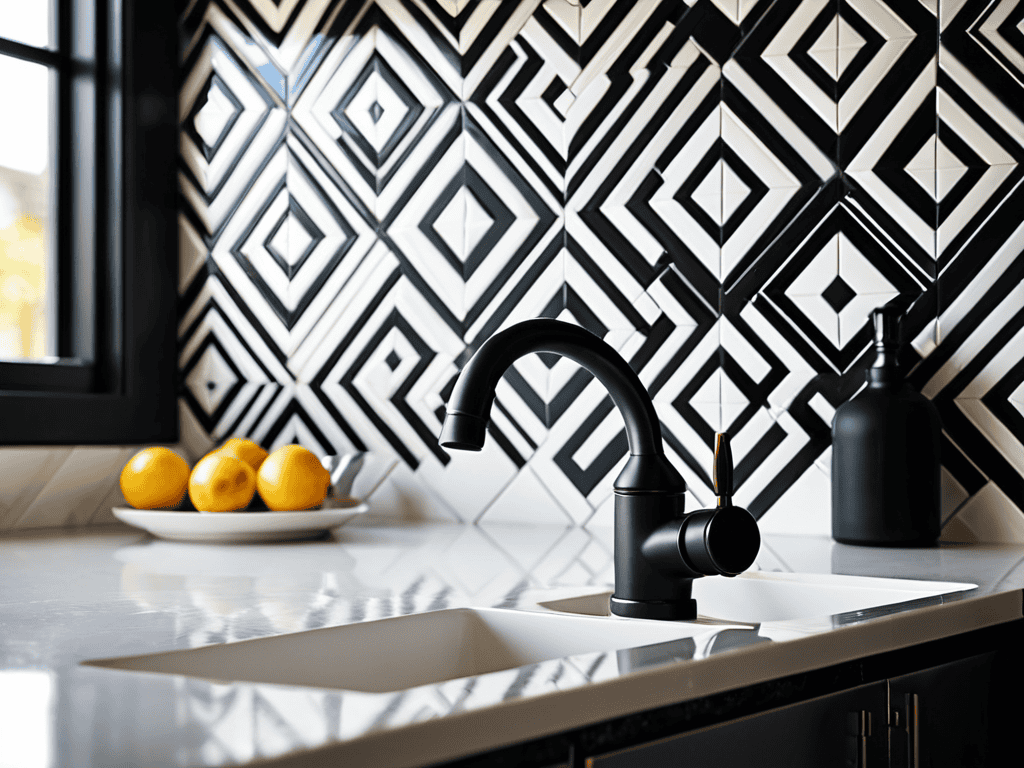 Rental Friendly Backsplash tile alternative