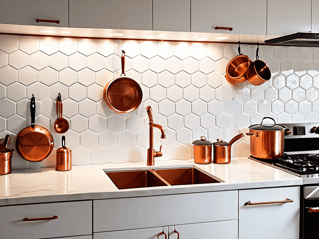 Rental Friendly Backsplash option installed