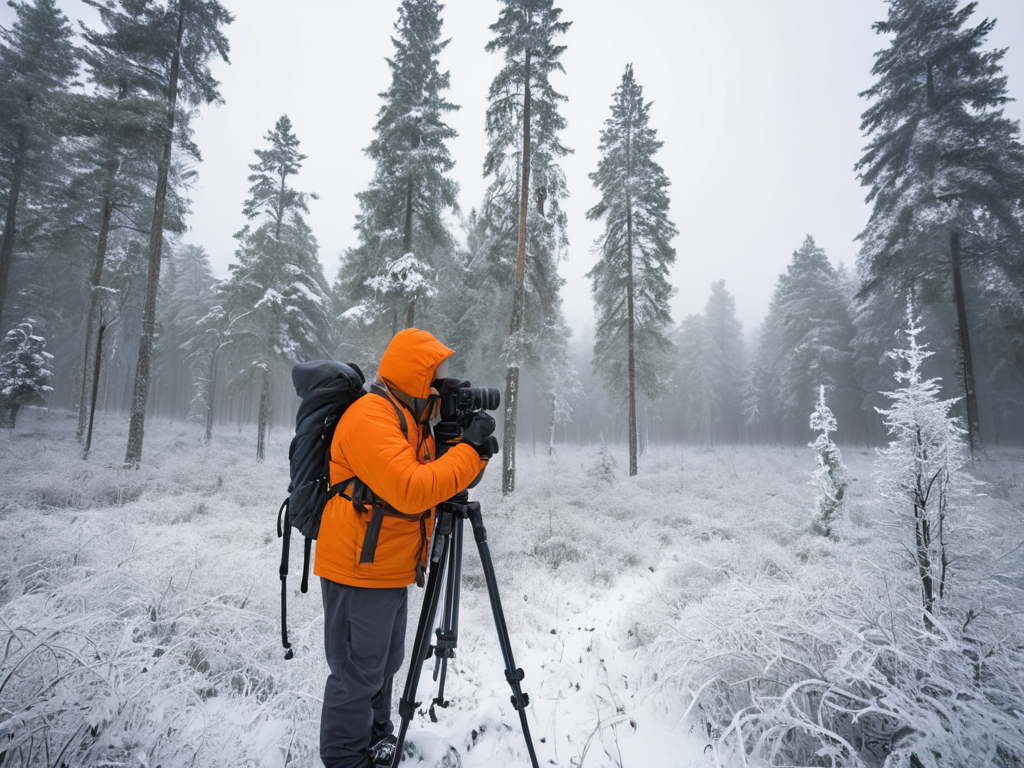 Unveiling Janalogue Winter landscape scene