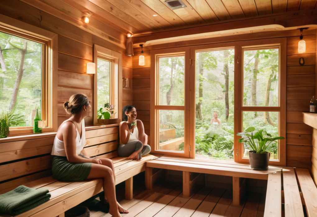 Social Saunas gathering spot