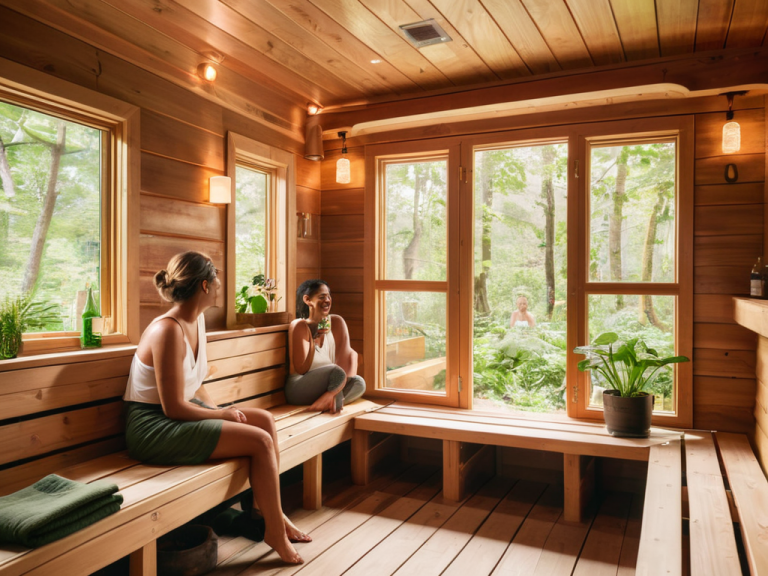 Social Saunas gathering spot