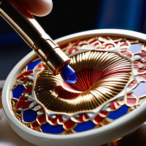 Achieving The Final Polish in glassmaking.