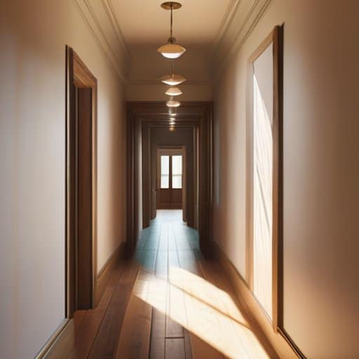 Hallway corridor finding beauty in liminal spaces