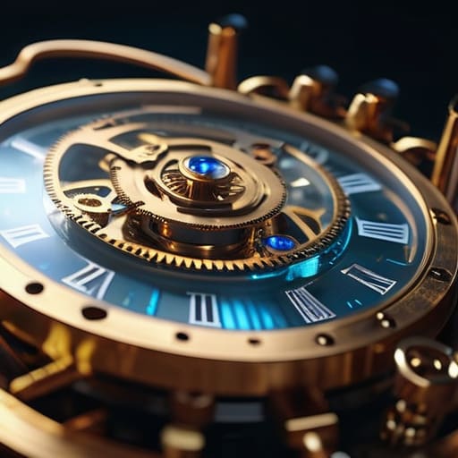 Advanced Chrono-Travel Synchronization technology.