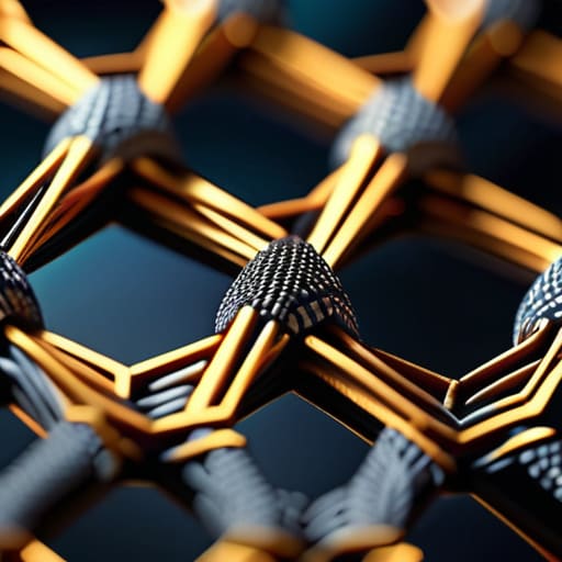 Auxetic Lattice Weaving Patterns expanding structures.